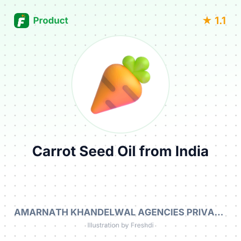 Carrot Seed Oil – summary card, no photo uploaded yet
