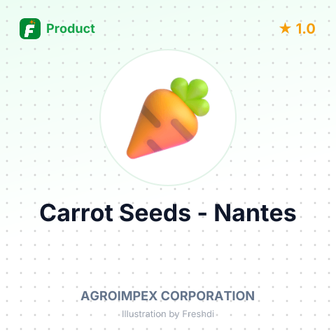 Carrot Seeds - Nantes – summary card, no photo uploaded yet