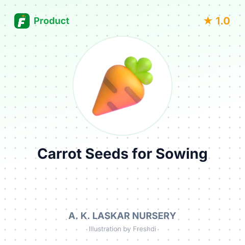 Carrot Seeds for Sowing – summary card, no photo uploaded yet