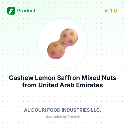 Cashew Lemon Saffron Mixed Nuts – summary card, no photo uploaded yet