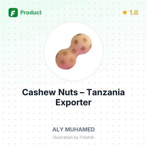 Cashew Nuts – summary card, no photo uploaded yet