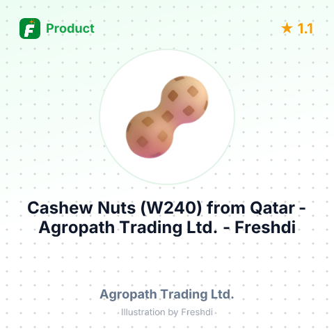 Cashew Nuts (W240) – summary card, no photo uploaded yet