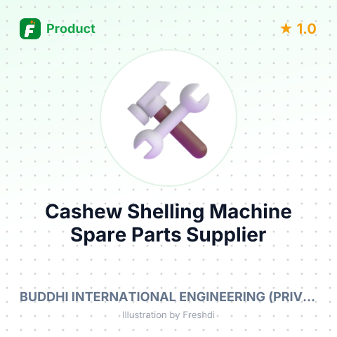 Cashew Shelling Machine Spare Parts – summary card, no photo uploaded yet