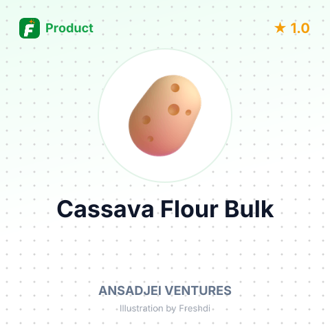 Cassava Flour – summary card, no photo uploaded yet