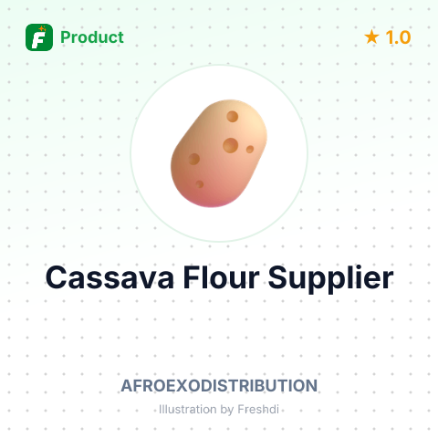 Cassava Flour – summary card, no photo uploaded yet