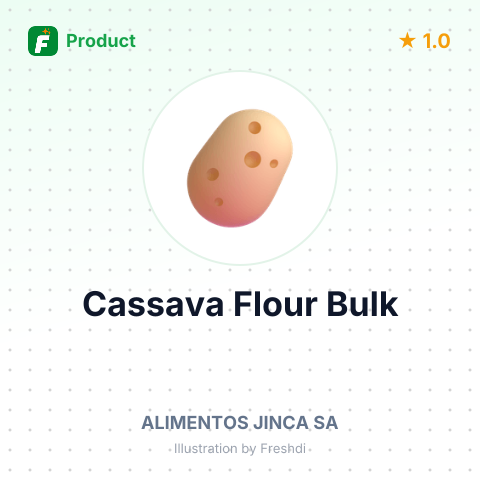Cassava Flour – summary card, no photo uploaded yet