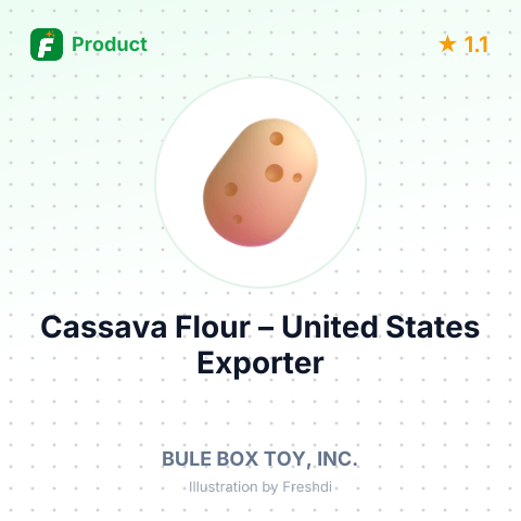 Cassava Flour – summary card, no photo uploaded yet
