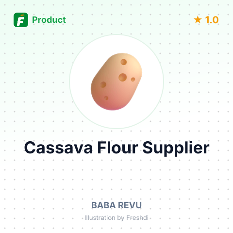 Cassava Flour – summary card, no photo uploaded yet