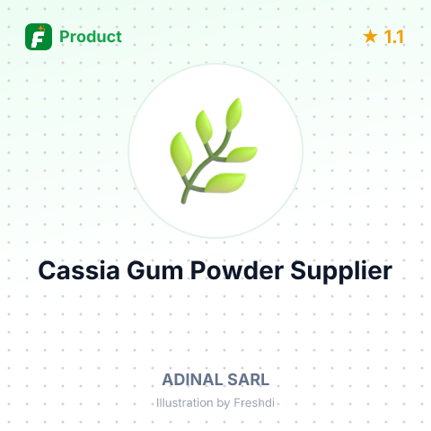 Cassia Gum Powder – summary card, no photo uploaded yet