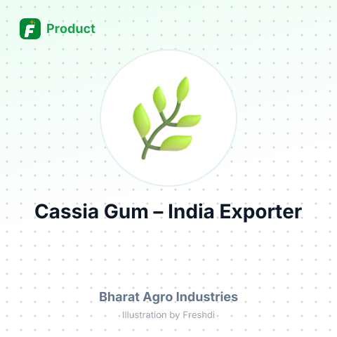 Cassia Gum – summary card, no photo uploaded yet