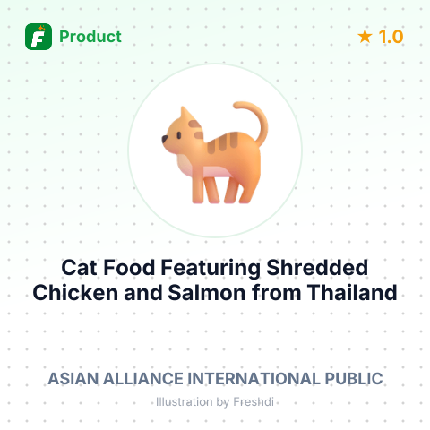 Cat Food Featuring Shredded Chicken and Salmon – summary card, no photo uploaded yet