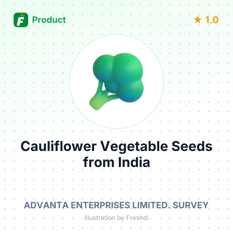 Cauliflower Vegetable Seeds – summary card, no photo uploaded yet