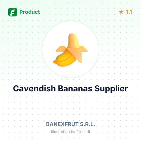 Cavendish Bananas – product summary card, no photo uploaded yet