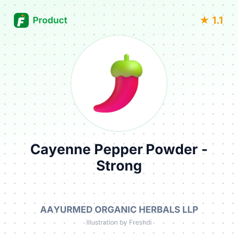 Cayenne Pepper Powder - Strong – summary card, no photo uploaded yet