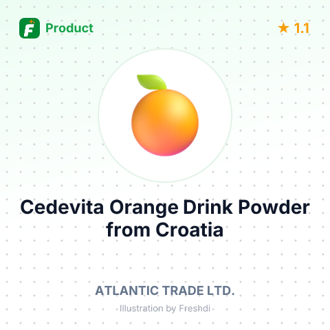 Cedevita Orange Drink Powder – summary card, no photo uploaded yet