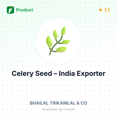 Celery Seed (Dried, Whole) – summary card, no photo uploaded yet