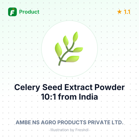 Celery Seed Extract Powder 10:1 – summary card, no photo uploaded yet