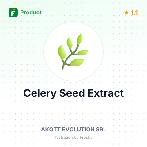 Celery Seed Extract – summary card, no photo uploaded yet