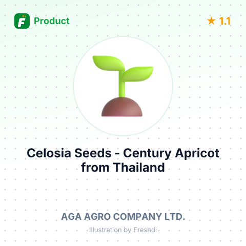 Celosia Seeds - Century Apricot – summary card, no photo uploaded yet