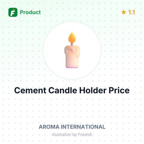 Cement Candle and Tealight Holder – summary card, no photo uploaded yet