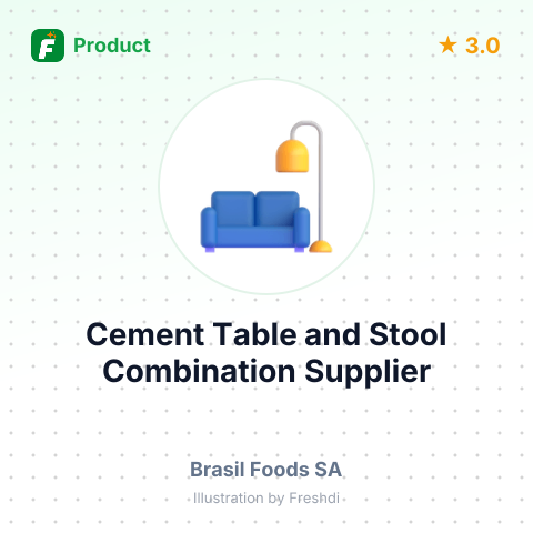 Cement Table and Stool Combination – summary card, no photo uploaded yet