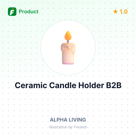 Ceramic Candle Tea Light Holder – summary card, no photo uploaded yet