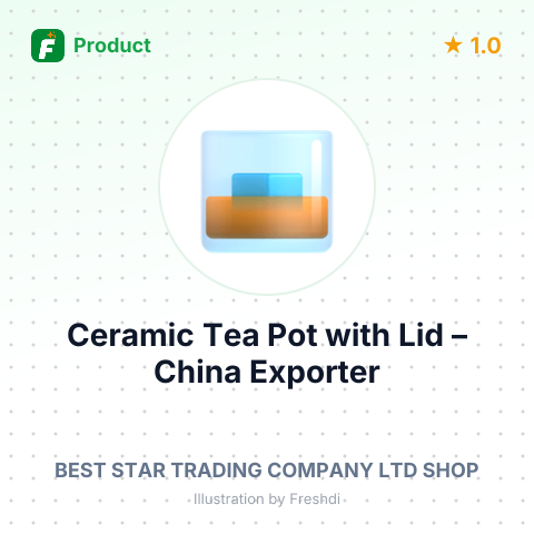 Ceramic Tea Pot with Lid – summary card, no photo uploaded yet