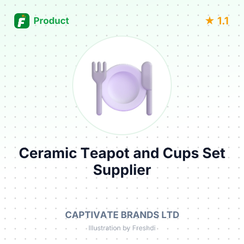 Ceramic Teapot and Cups Set – summary card, no photo uploaded yet