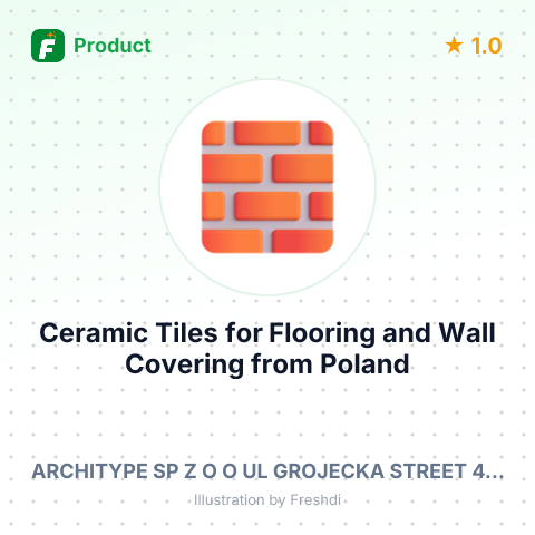 Ceramic Tiles for Flooring and Wall Covering – summary card, no photo uploaded yet