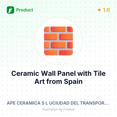 Ceramic Wall Panel with Tile Art – summary card, no photo uploaded yet