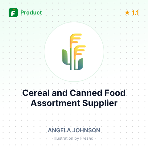 Cereal and Canned Food Assortment – summary card, no photo uploaded yet