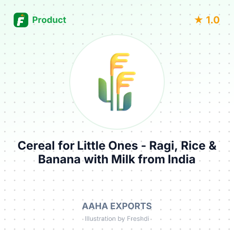 Cereal for Little Ones - Ragi, Rice & Banana with Milk – summary card, no photo uploaded yet