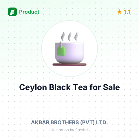 Ceylon Black Tea Bags – summary card, no photo uploaded yet