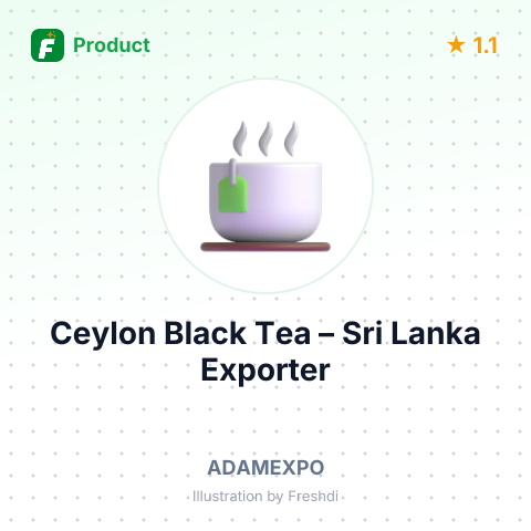 Ceylon Black Tea – summary card, no photo uploaded yet