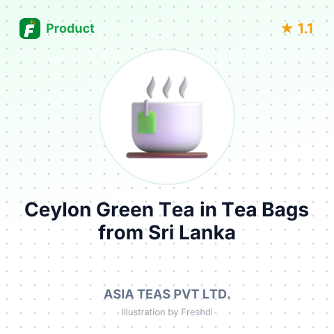 Ceylon Green Tea in Tea Bags – summary card, no photo uploaded yet
