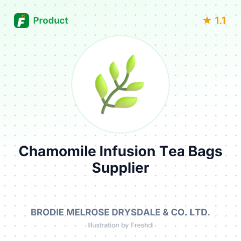 Chamomile Infusion Tea Bags – summary card, no photo uploaded yet