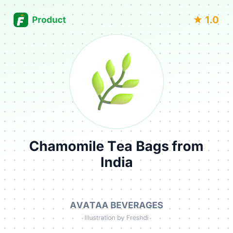 Chamomile Tea Bags – summary card, no photo uploaded yet