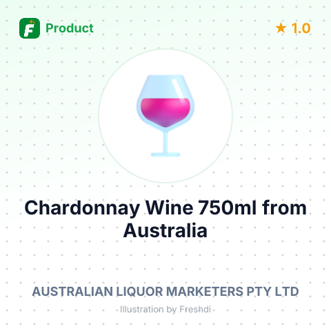 Chardonnay Wine 750ml – summary card, no photo uploaded yet