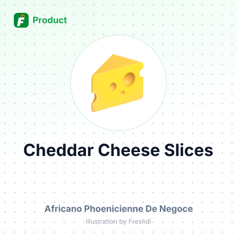 Cheddar Cheese Slices – summary card, no photo uploaded yet