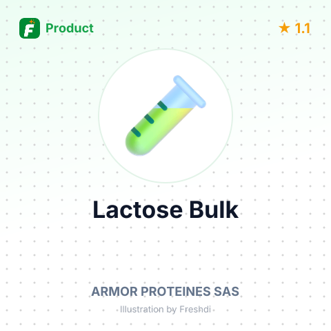 Chemically Pure Lactose – summary card, no photo uploaded yet