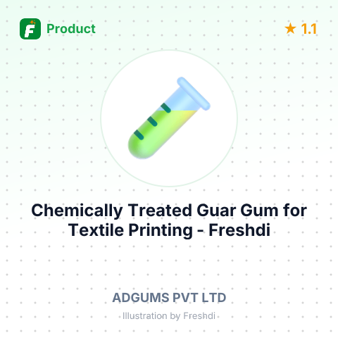 Chemically Treated Guar Gum for Textile Printing – summary card, no photo uploaded yet
