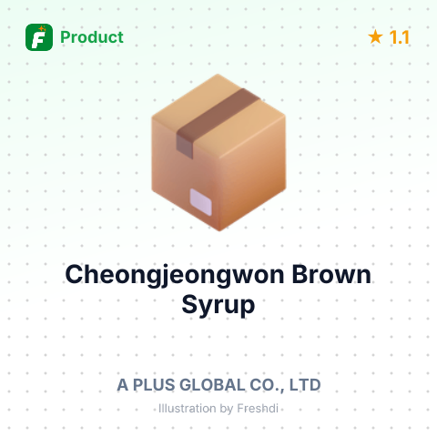 Cheongjeongwon Brown Syrup – summary card, no photo uploaded yet