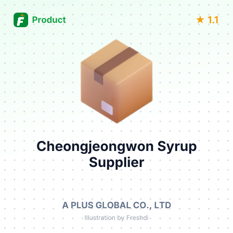 Cheongjeongwon Syrup – summary card, no photo uploaded yet