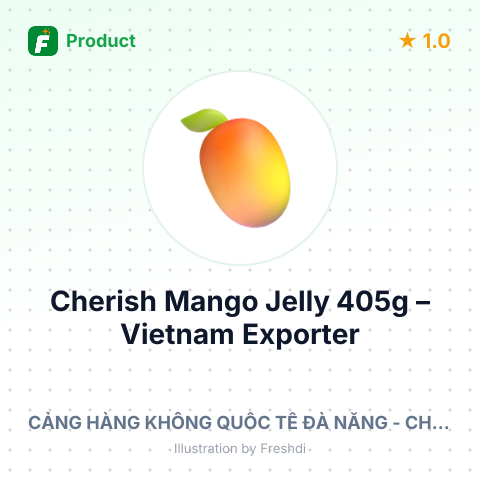 Cherish Mango Jelly 405g – summary card, no photo uploaded yet