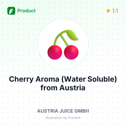 Cherry Aroma (Water Soluble) – summary card, no photo uploaded yet