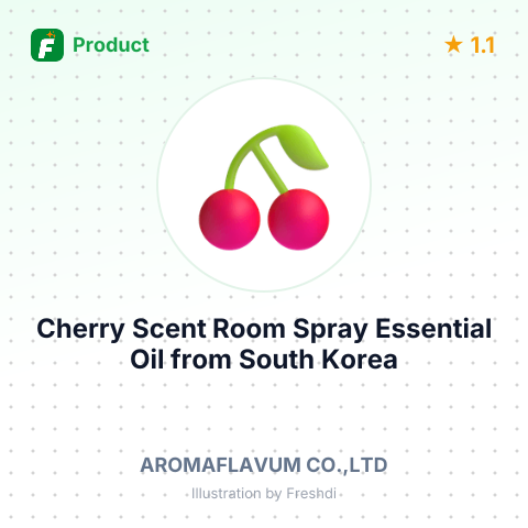 Cherry Scent Room Spray Essential Oil – summary card, no photo uploaded yet