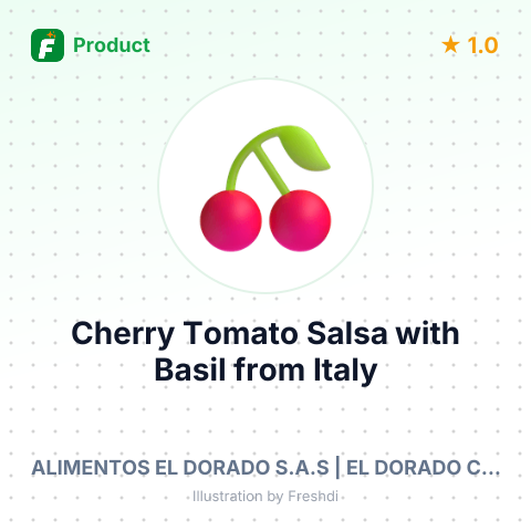 Cherry Tomato Salsa with Basil – summary card, no photo uploaded yet