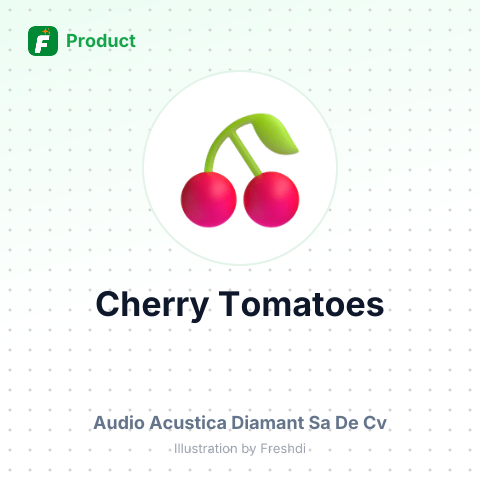 Cherry Tomatoes – summary card, no photo uploaded yet