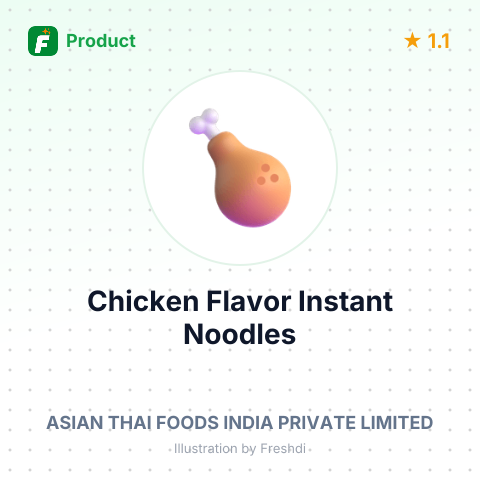 Chicken Flavor Instant Noodles – summary card, no photo uploaded yet