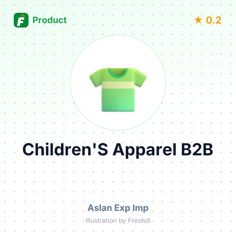 Children's Apparel Knit Tees and Tops – summary card, no photo uploaded yet